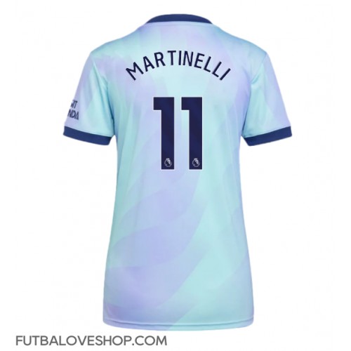 Dres Arsenal Gabriel Martinelli #11 Tretina pre Ženy 2024-25 Krátky Rukáv